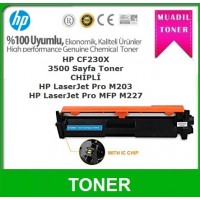 HP 30X Siyah Muadil LaserJet Toner Kartuşu CF230X CHİPLİ
