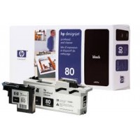 HP 80 Siyah Orijinal Baskı Kafası ve Baskı Kafası Temizleyicisi (C4820A)