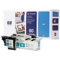 HP 80 Mavi Orijinal Baskı Kafası ve Baskı Kafası Temizleyicisi (C4821A)