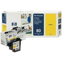 HP 80 Sarı Orijinal Baskı Kafası ve Baskı Kafası Temizleyicisi (C4823A)