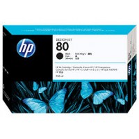 HP 80 Siyah Orijinal Designjet Mürekkep Kartuşu 350 ml (C4871A)