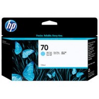 HP 70 Açık Mavi Orijinal DesignJet Mürekkep Kartuşu 130 ml (C9390A)