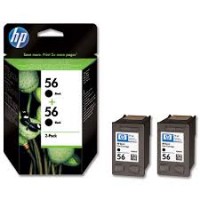 HP 56 Siyah 2'li Paket Orijinal Mürekkep Kartuşu (C9502AE)