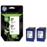 HP 57 Renkli 2'li Paket Orijinal Mürekkep Kartuşu (C9503AE)