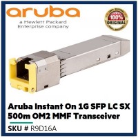 HPE Aruba Instant On 1G SFP LC SX 500m OM2 MMF Transceiver (R9D16A)