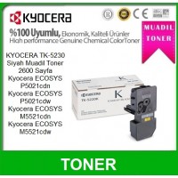KYOCERA TK-5230 Muadil Toner Mavi 2200 Sayfa, P5021, M5521