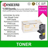KYOCERA TK-5230 Muadil Toner Sarı 2200 Sayfa, P5021, M5521