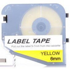 L-Mark LM406YL Etiket Kaseti (Sarı 6mm x 8 Metre) / LK-320 L-Mark LM406YL Etiket Kaseti (Sarı 6mm x 8 Metre) / LK-320