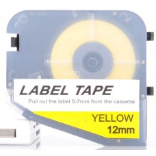 L-Mark LM412YL Etiket Kaseti (Sarı 12mm x 8 Metre) / LK-320 L-Mark LM412YL Etiket Kaseti (Sarı 12mm x 8 Metre) / LK-320