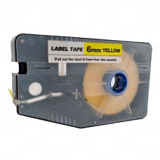 L-Mark LM506YL Etiket Kaseti (Sarı 6mm x 20 Metre) / LK-330 L-Mark LM506YL Etiket Kaseti (Sarı 6mm x 20 Metre) / LK-330