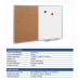 Legamaster 102443 ECONOMY Kombine Tahta 60x90cm