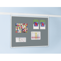 Legamaster 301654 Legaline PROFESSIONAL Kumaş Pano 90x120 cm Gri