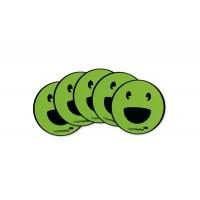 Legamaster 123301 Mıknatıs Emoji Gülen 50mm, 5 Adet Yeşil