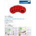 Legamaster 123302 Mıknatıs Emoji Gülen 50mm, 5 Adet Kırmızı