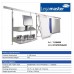 Legamaster 330000 Legaline DYNAMIC Ray Çift Kanallı Beyaz (RAL 9016) Toz Boya 240cm