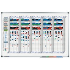 Legamaster 413500 PREMIUM Haftalık Planlama Tahtası 35 Gün 60x90 cm 