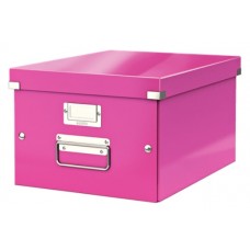 Leitz 6044 WOW C&S Orta Boy Kutu Metalik Pembe Leitz 6044 WOW C&S Orta Boy Kutu Metalik Pembe