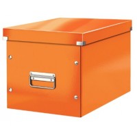 Leitz 6108 WOW C&S Kutu Küp Büyük Boy Metalik Turuncu