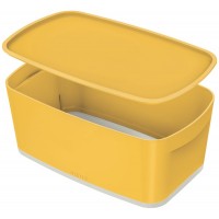 Leitz 52630019 Cosy MyBox® Kapaklı, Küçük Saklama Kutusu Sarı