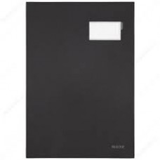 Leitz 5701 Siyah PP Kapaklı İmza Dosyası 10 Bölmeli A4