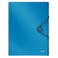 Leitz 4568 Solid Kalın Lastikli Dosya Mavi