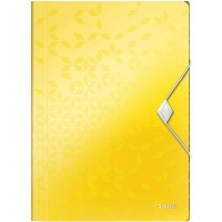 Leitz 45990016 Active WOW İnce Lastikli Dosya Metalik Sarı