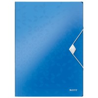 Leitz 45990036 Active WOW İnce Lastikli Dosya Metalik Mavi