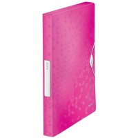 Leitz 46290023 Active WOW Kalın Lastikli Dosya Metalik Pembe