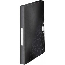 Leitz 46290095 Active WOW Kalın Lastikli Dosya Metalik Siyah Leitz 46290095 Active WOW Kalın Lastikli Dosya Metalik Siyah