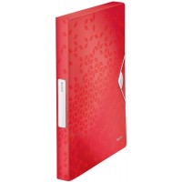 Leitz 46290026 Active WOW Kalın Lastikli Dosya Metalik Kırmızı