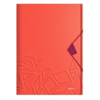 Leitz 4969 Urban Chic İnce Lastikli Dosya Kırmızı