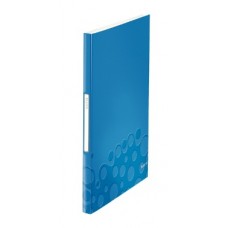 Leitz 46320036 Active WOW Sunum Dosyası Metalik Mavi 40 Poşetli 