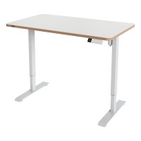 Leitz 67700001 Ergo Kompakt Elektrikli Sit-Standing Çalışma Masası 120 x 70cm Beyaz丨Ayağa Kalk Hatırlatmalı
