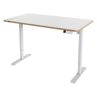 Leitz 67730001 Ergo Kompakt Elektrikli Sit-Standing Çalışma Masası 140 x 80cm Beyaz丨Ayağa Kalk Hatırlatmalı