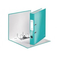 Leitz 1006 Metalik Buz Mavisi WOW Dar Klasör 180° A4