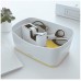 Leitz 52571016 MyBox® WOW Masaüstü Saklama Kutusu Beyaz-Sarı