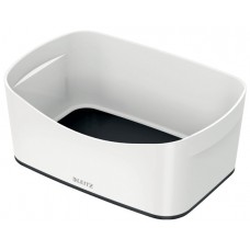 Leitz 52571095 MyBox® WOW Masaüstü Saklama Kutusu Beyaz-Siyah