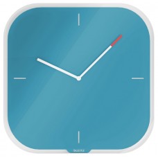 Leitz 90170061 Cosy Sessiz Cam Duvar Saati Mavi