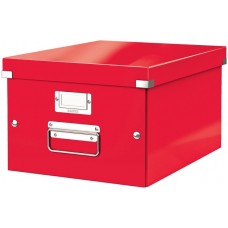 Leitz 60440026 WOW Click & Store Orta Boy Saklama Kutusu Metalik Kırmızı Leitz 60440026 WOW Click & Store Orta Boy Saklama Kutusu Metalik Kırmızı