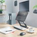 Leitz 64240089 Ergo Ayarlanabilir Çok Açılı Laptop Standı, Gri %80 geri dönüştürülmüş Plastik