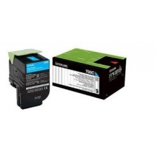 Lexmark 70C80C0 Mavi Orijinal Toner / CS310, CS410, CS510 / 1000 Sayfa
