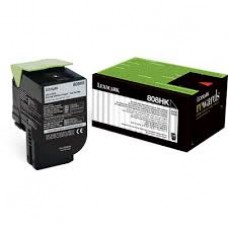 Lexmark 80C8HK0 Siyah Orijinal Toner / CX410, CX510 / 4000 Sayfa