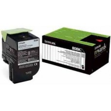 Lexmark 80C80K0 Siyah Orijinal Toner / CX310, CX410, CX510 / 1000 Sayfa