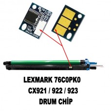 Lexmark 76C0PK0 Siyah CHİP (Drum Ünitesi için) / CS921de, CS923de, CX921de, CX922de, CX924dxe, CX920de / 100.000 Sayfa