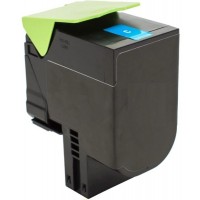 Lexmark 80C8SC0 Mavi Japanese Muadil Toner / CX310, CX410, CX510 / 2000 Sayfa