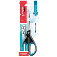 Maped 468210 Siyah Essentials Soft Simetrik Makas 17cm. 6" ¾