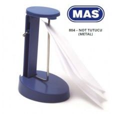 Mas 804 Not Kağıdı (Metal Memo Holder) Tutucusu Mavi Mas 804 Not Kağıdı (Metal Memo Holder) Tutucusu Mavi