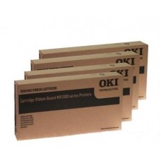 OKI 09005660 Siyah Orijinal Şerit 4'Lü 30.0000 Sayfa丨MX1100, MX1150, MX1200 CRB, MX8000, MX8100, MX-X100CRB