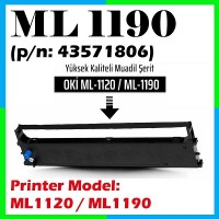 OKI 43571803 Siyah Muadil Şerit / ML-1120, ML-1190
