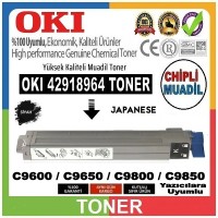 OKI 42918964 Siyah MUADİL Japanese Toner / C9600, C9650, C9800 / 15000 Sayfa OKI 42918964 Siyah MUADİL Japanese Toner / C9600, C9650, C9800 / 15000 Sayfa